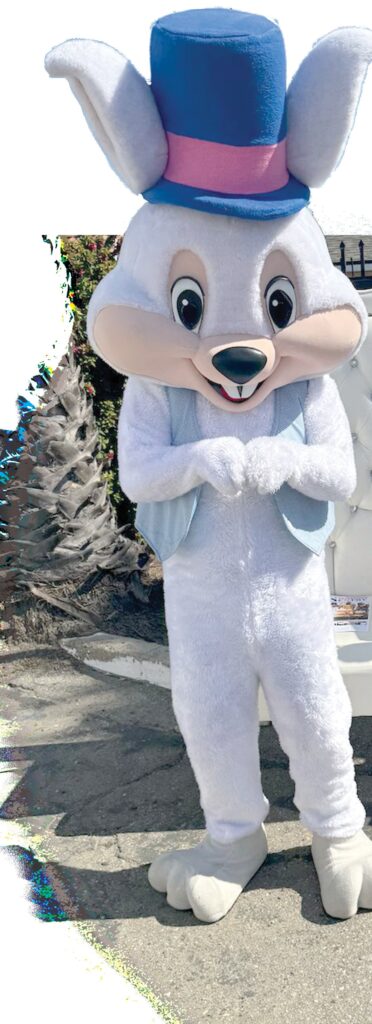 Craft market features Easter Bunny