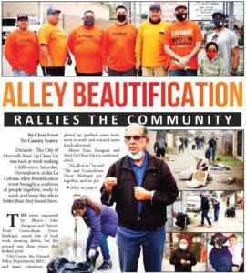 ALLEY BEAUTIFICATION RALLIES THE COMMUNITY