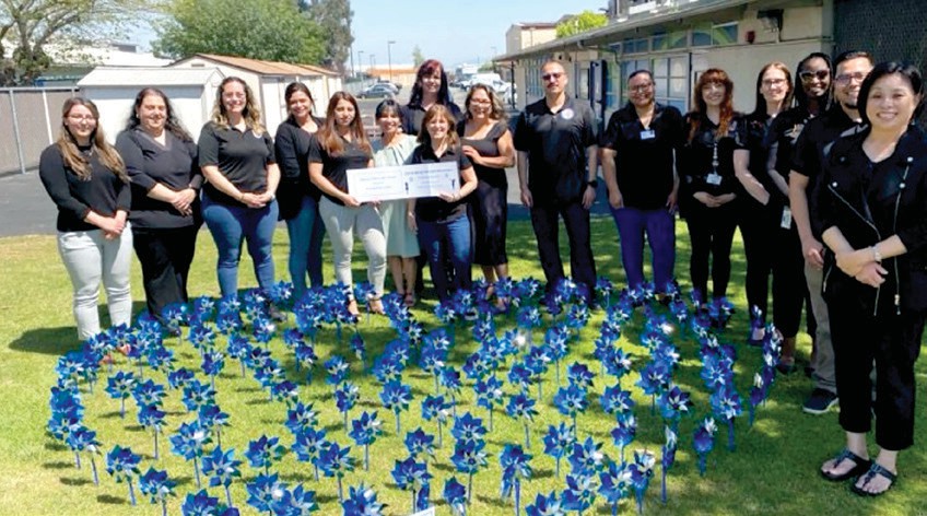 Pinwheel gardens bloom across Ontario-Montclair School District