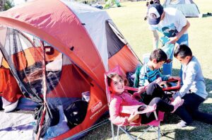 Great Oxnard CAMPOUT SCORES WITH THE COMMUNITY